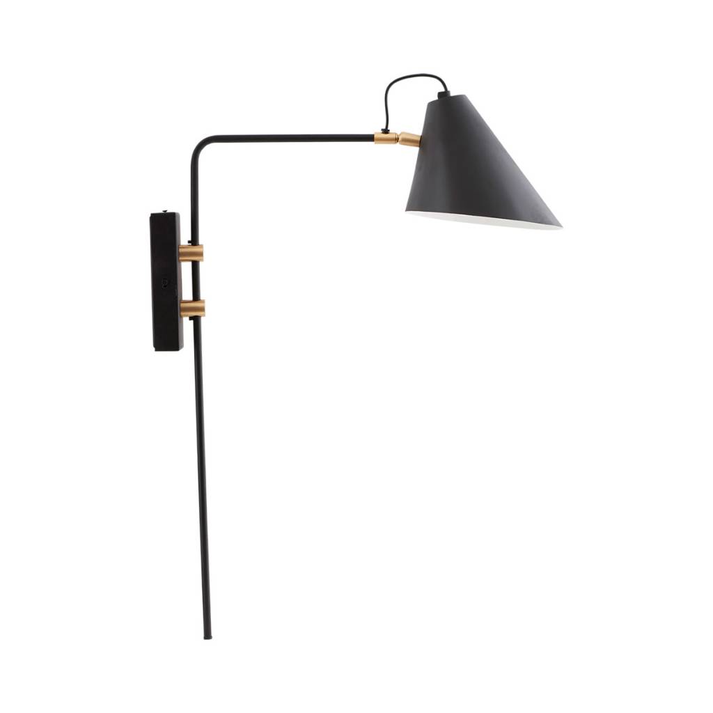 applique-murale-noir-minimaliste-house-doctor-club-wall-lamp